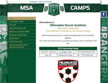 Tablet Screenshot of msacamps.com